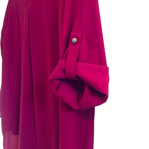 Cato Women's Fuchsia Blouse - Picture 3 of 4